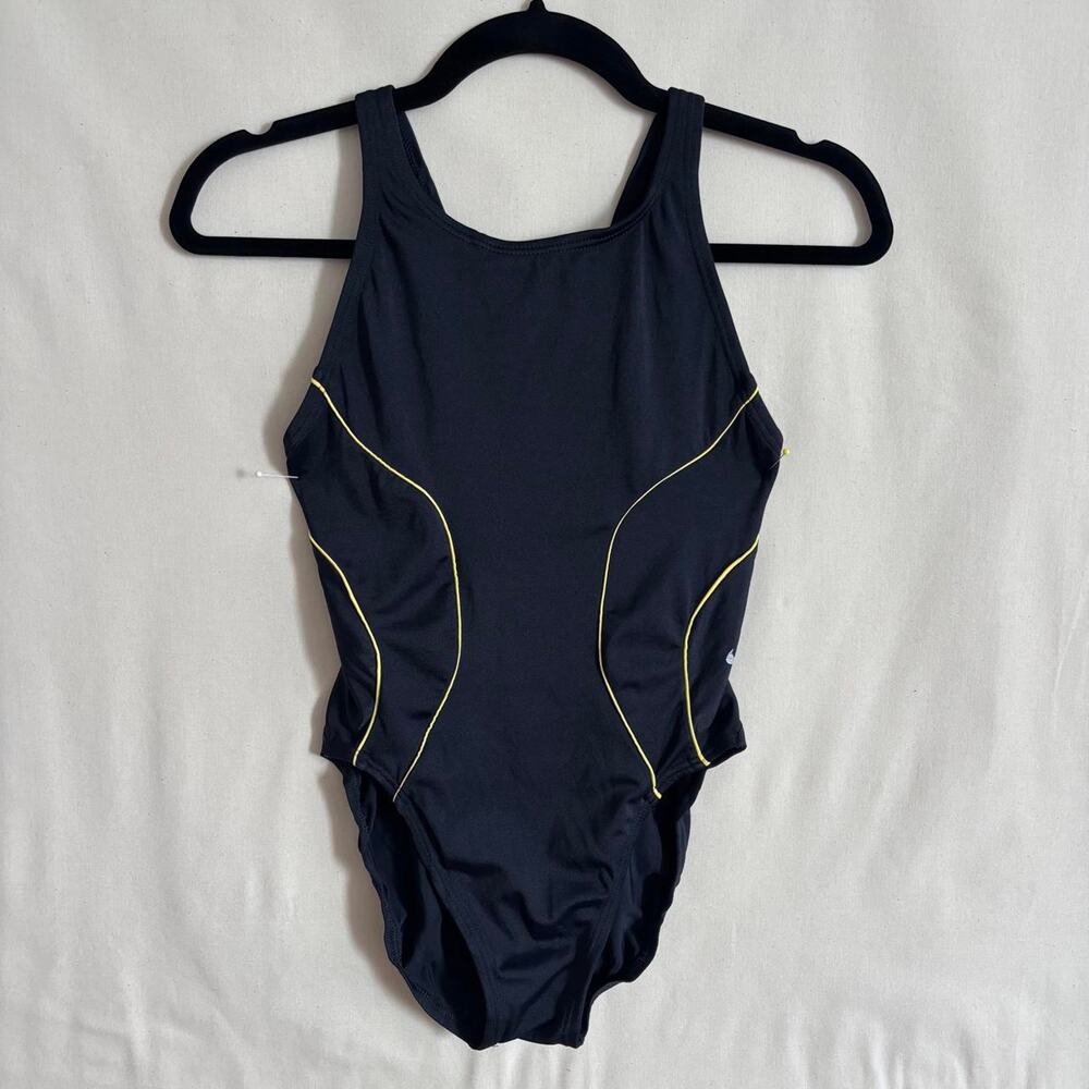 90s nike black one piece swimsuit - Size 4